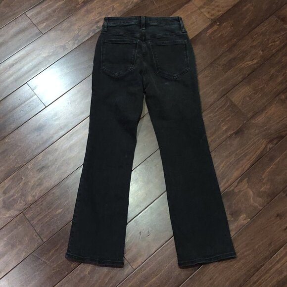 Madewell Black Curvy Kick Out Jeans SIZE 25 - Picture 6 of 6